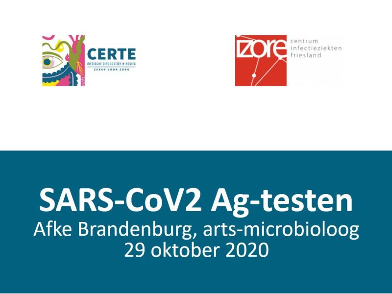 Presentatie SARS-CoV2 Ag-testen 